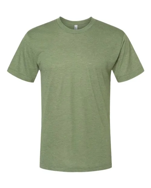American Apparel Men's Tri-Blend Short Sleeve Track T-Shirt