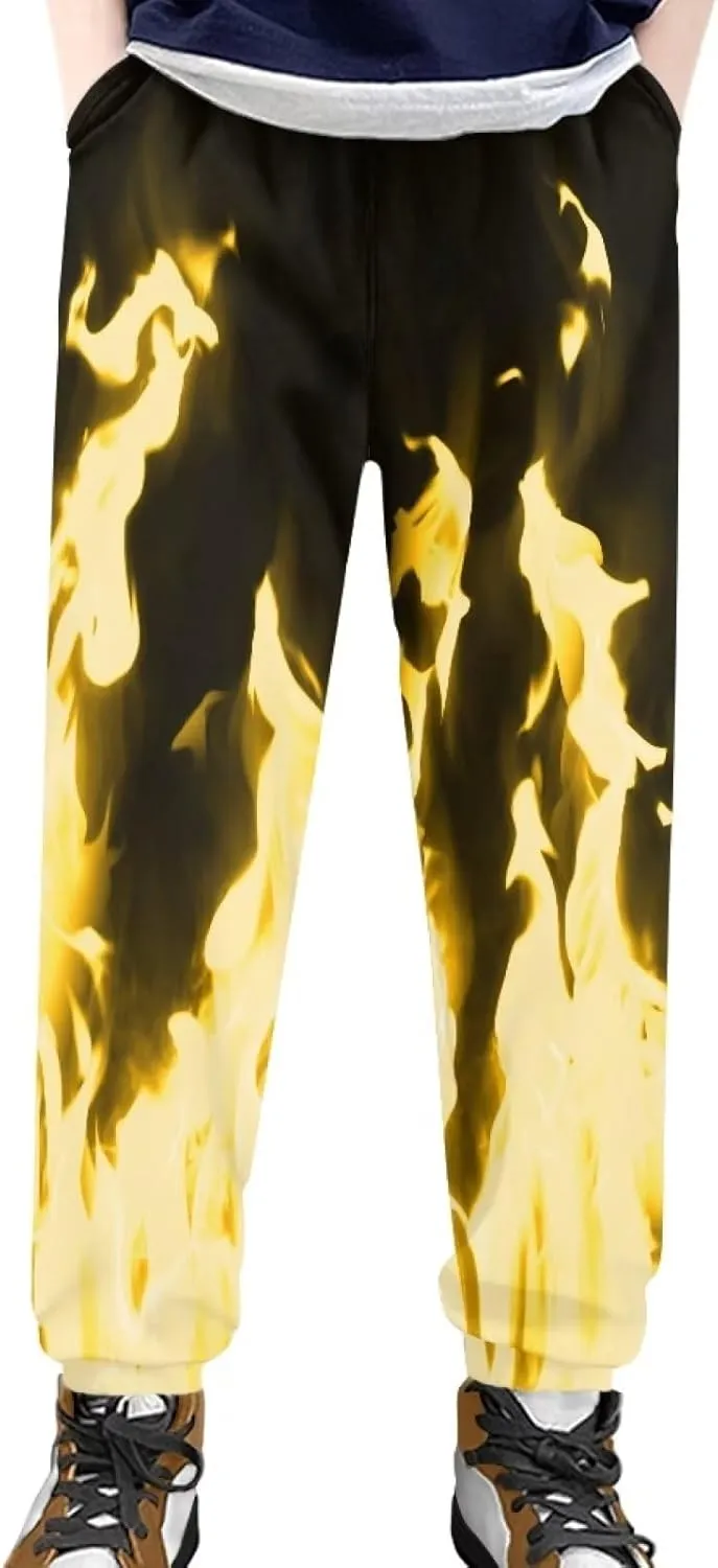 Cumagical Cute Sweatpants for Teen Girls Workout Pants for Kids Girls Sport Running Walking Joggers for Boys