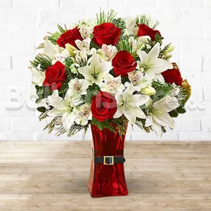 Dear Santa Fresh Flower Arrangement