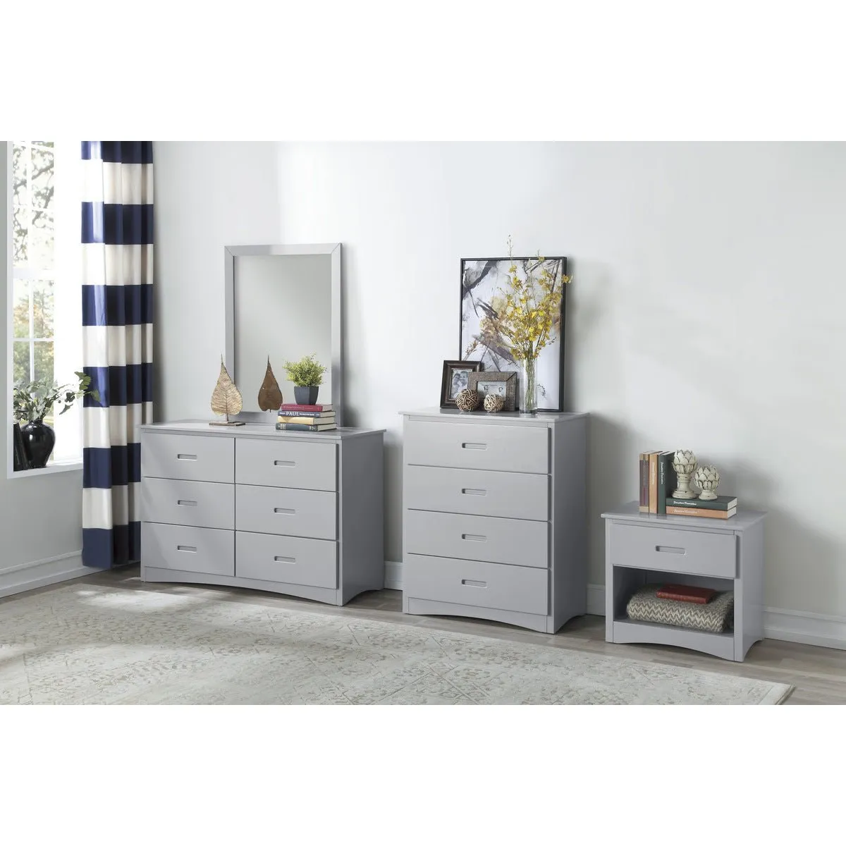 Double/Double Solid Wood Bunkbed with Bedroom Furniture Options