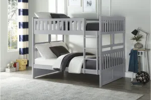 Double/Double Solid Wood Bunkbed with Bedroom Furniture Options
