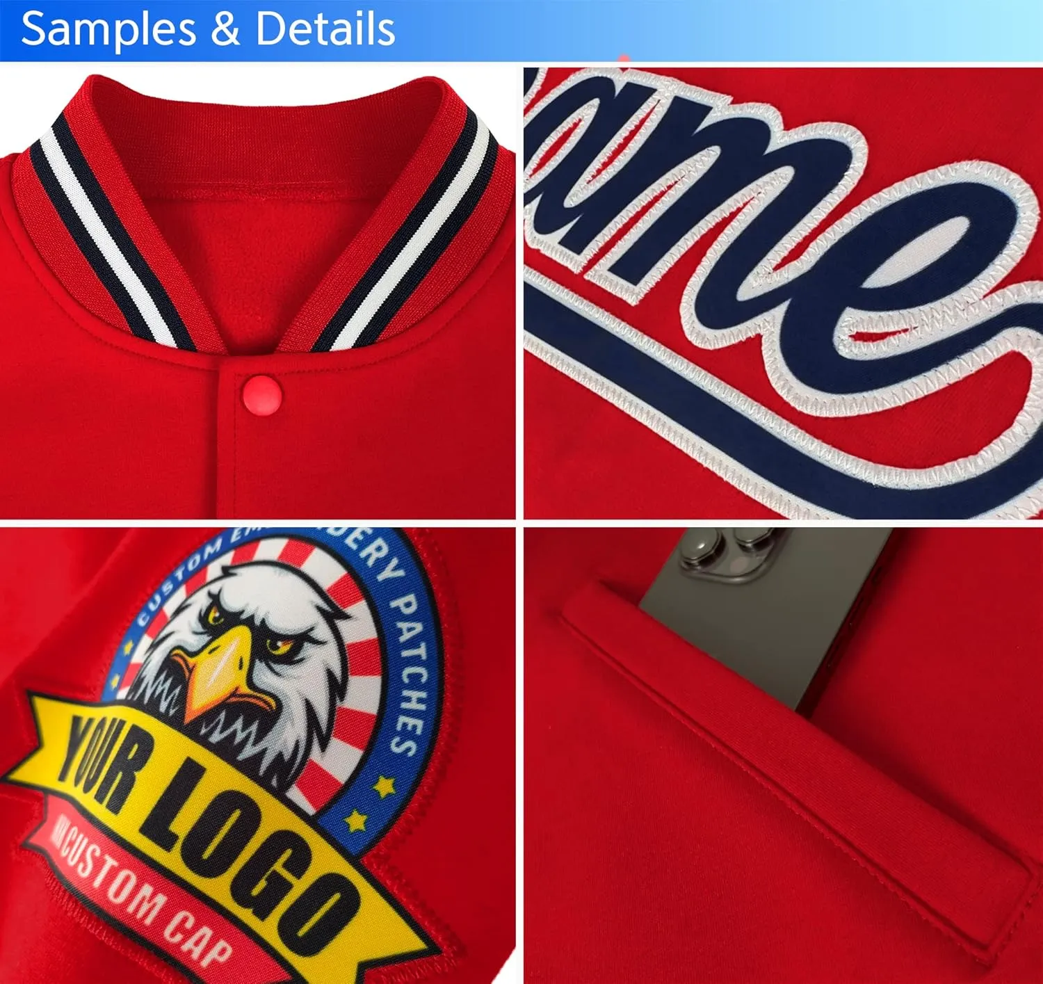 KXK Personalized Varsity Jacket Custom Men Women Casual Baseball Letterman Bomber Jackets Stitched Letters Number