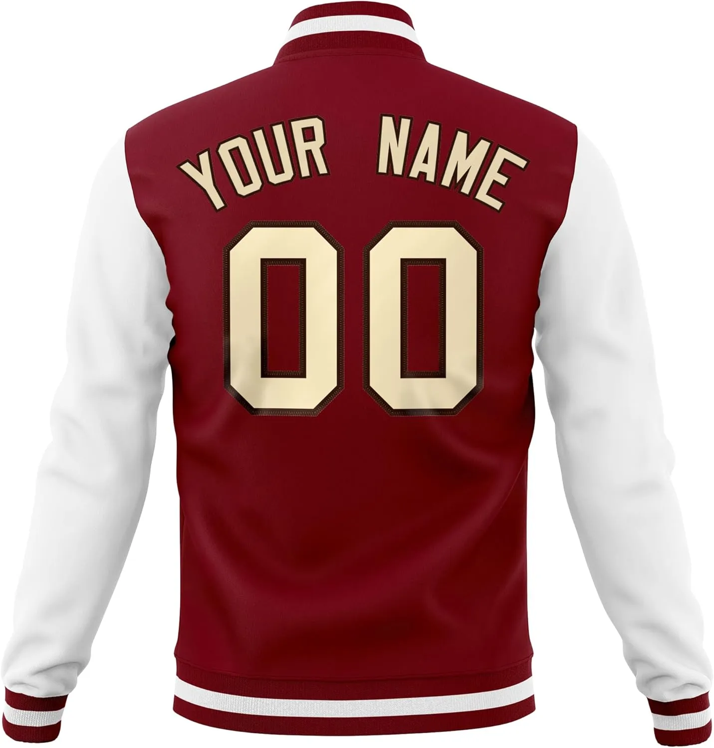 KXK Personalized Varsity Jacket Custom Men Women Casual Baseball Letterman Bomber Jackets Stitched Letters Number