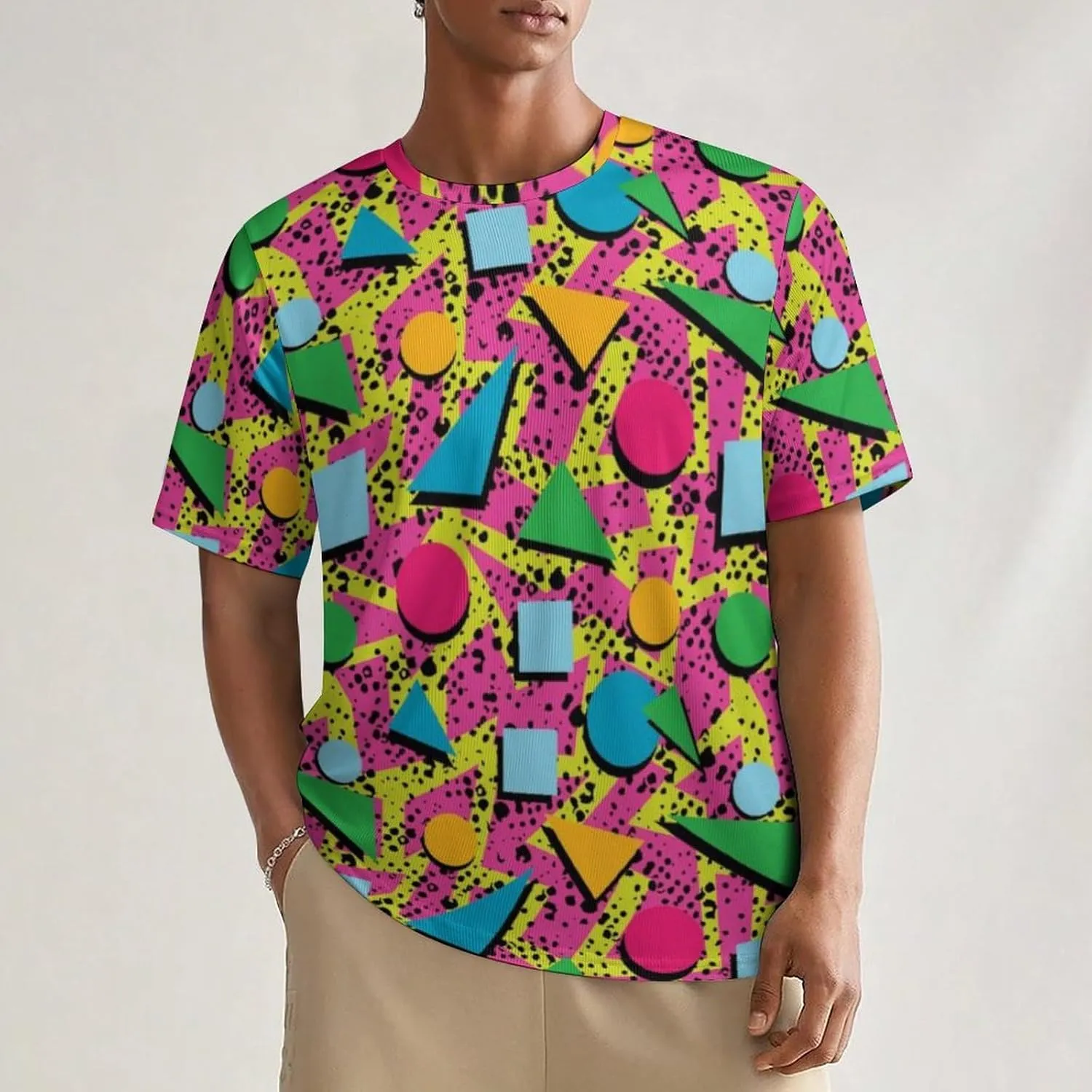 Men's 80s 90s Shirts Retro Vintage Disco Outfit 80s 90s Party Costume