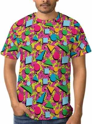 Men's 80s 90s Shirts Retro Vintage Disco Outfit 80s 90s Party Costume
