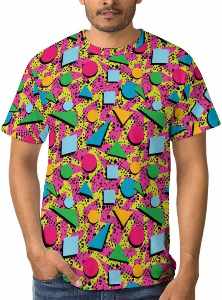 Men's 80s 90s Shirts Retro Vintage Disco Outfit 80s 90s Party Costume