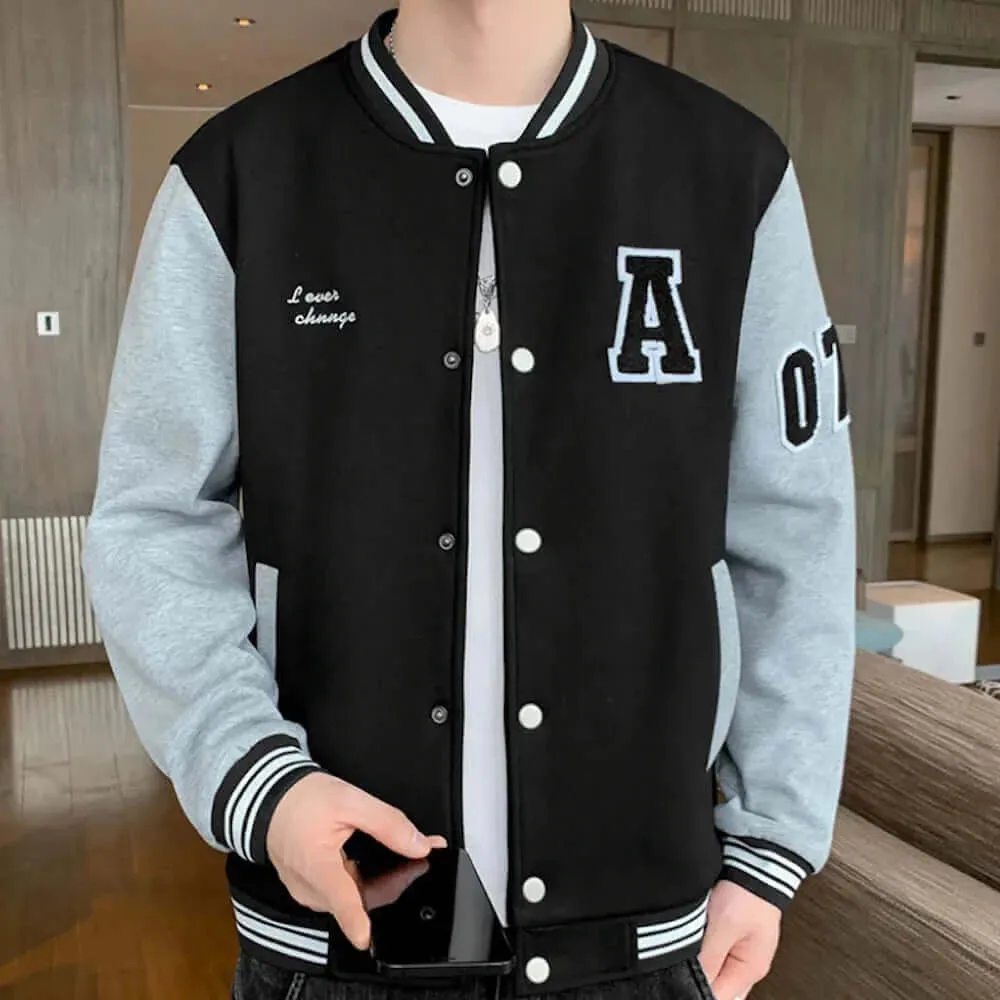 Mens College Baseball Jacket
