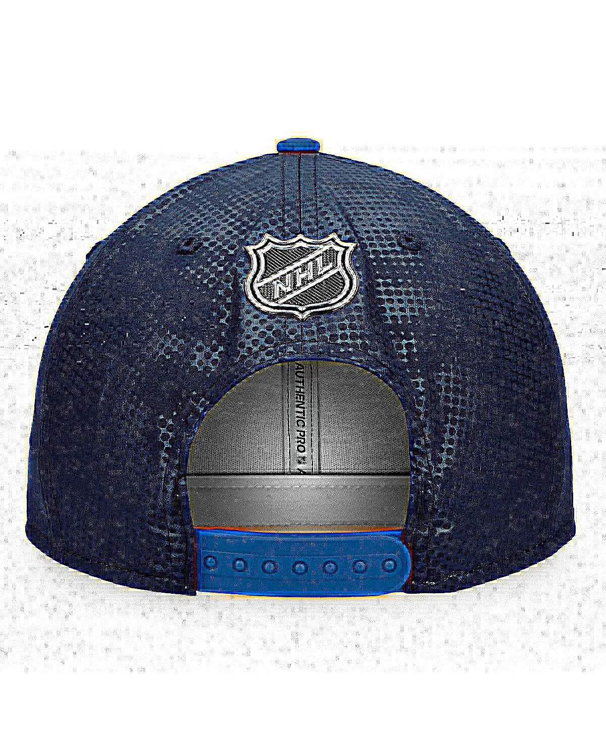 Men's Columbus Blue Jackets Authentic Pro Alternate Logo Snapback Fanatics Men's Navy Blue Cap