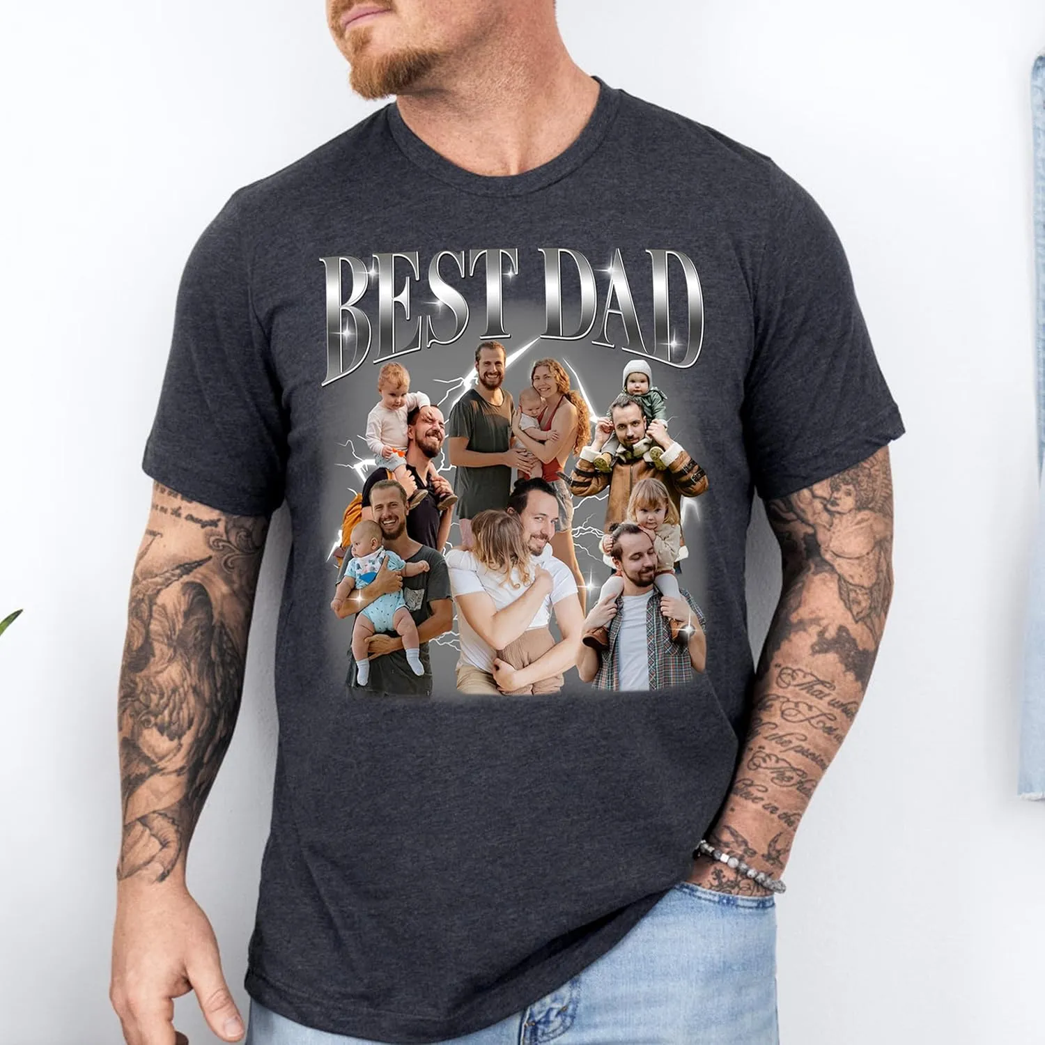 NAZENTI Custom Your Own Bootleg Rap Tee Shirts, Vintage Graphic 90s Shirt, Gifts for Boyfriend, Valentine Gifts for Him