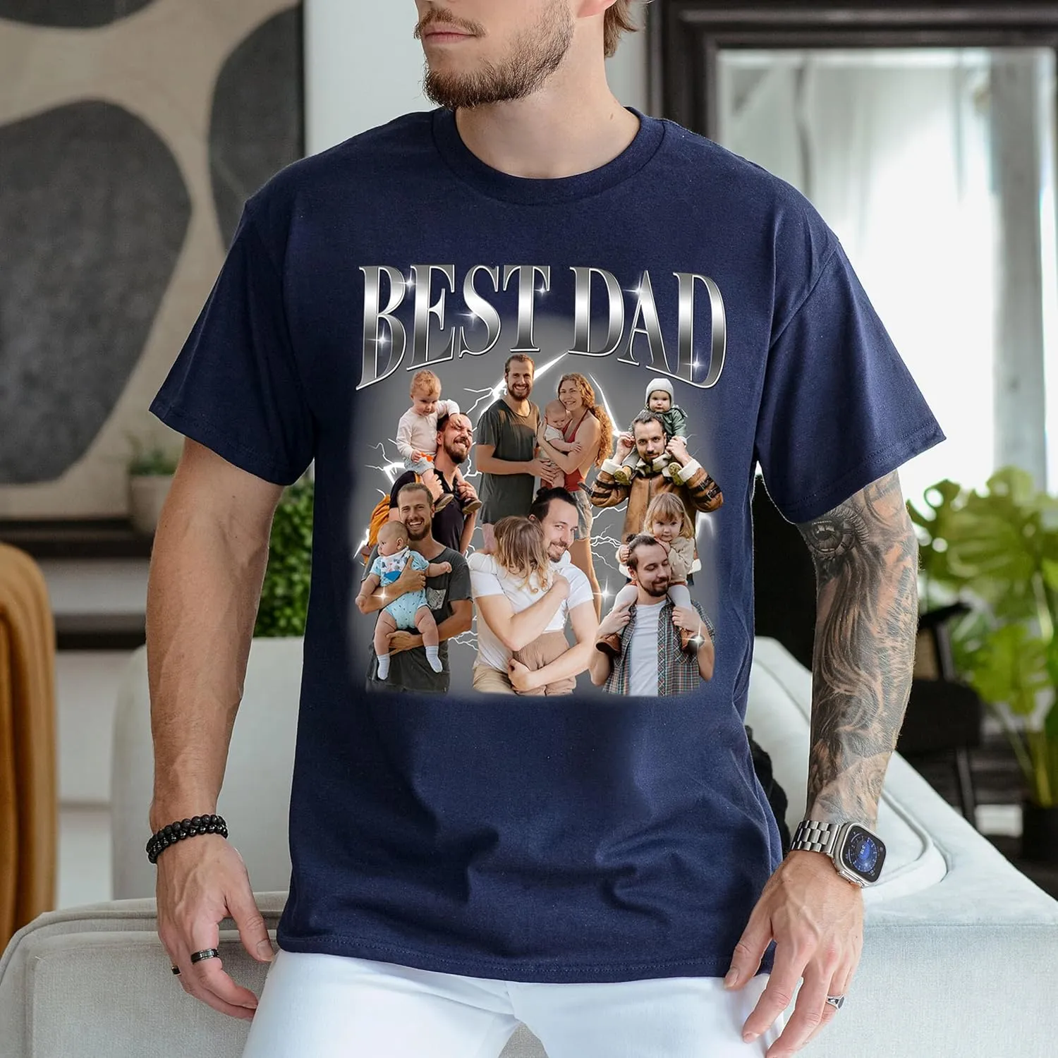 NAZENTI Custom Your Own Bootleg Rap Tee Shirts, Vintage Graphic 90s Shirt, Gifts for Boyfriend, Valentine Gifts for Him