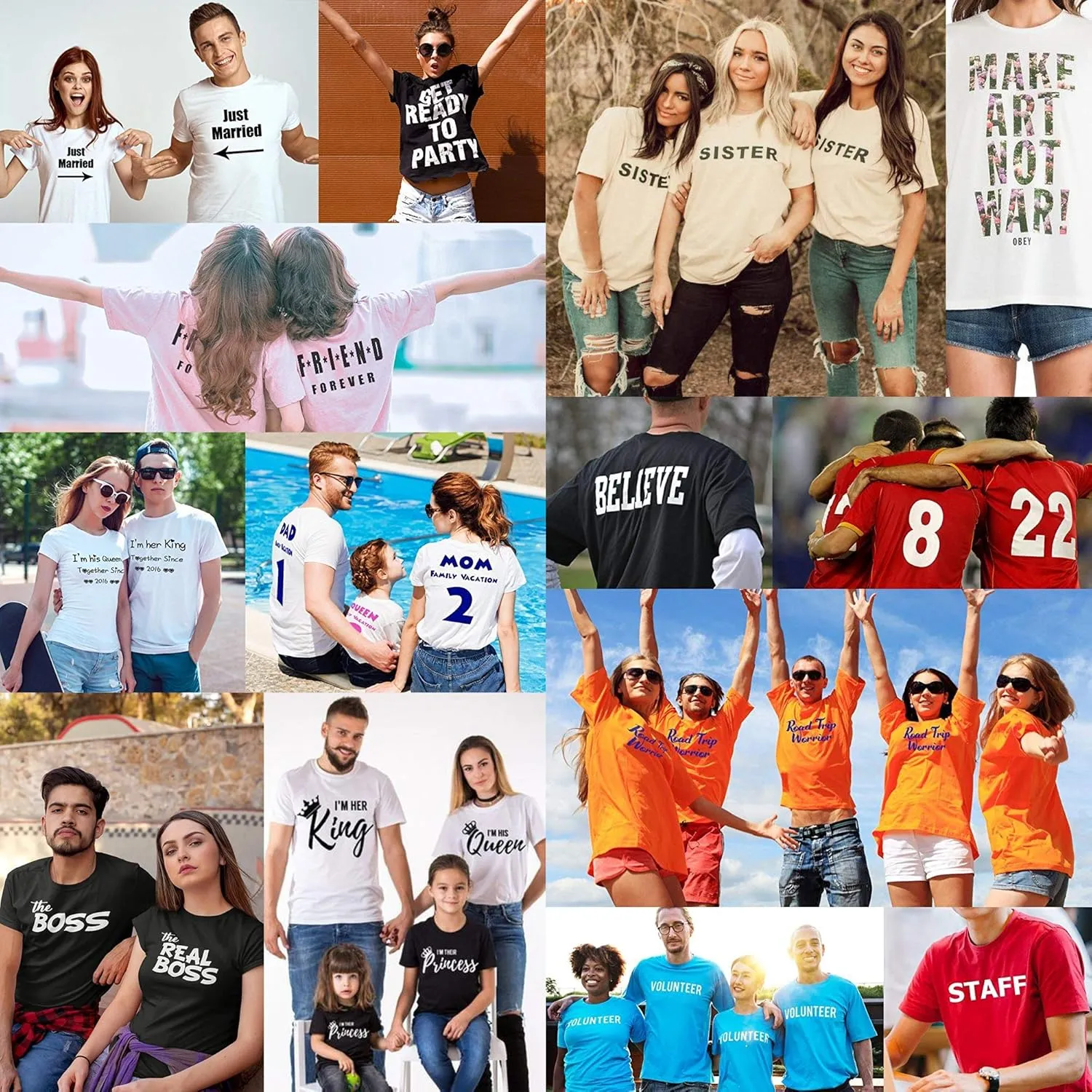 Personalized T-Shirt Custom Design Your Own Tee with Text Image Logo Photo Front Only Printing