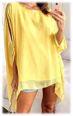 Sequin Floaty Chiffon Kaftan/Top Sequin Floaty Chiffon Kaftan/Top
