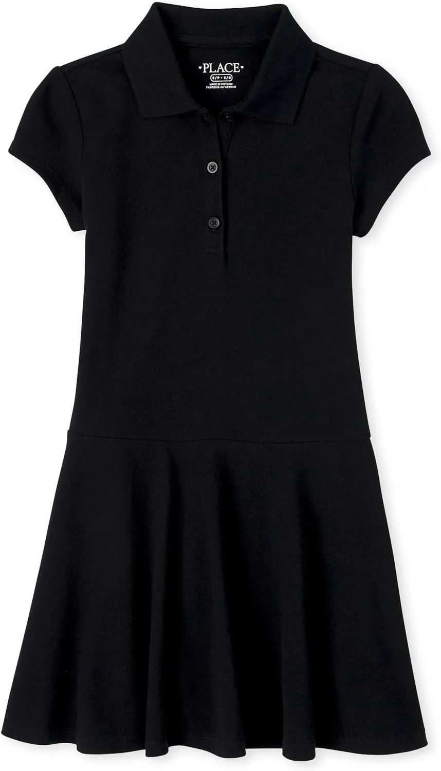 The Children'S Place Girls Short Sleeve Picque Polo Dress