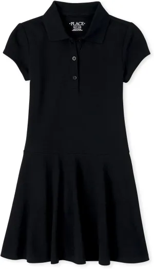 The Children'S Place Girls Short Sleeve Picque Polo Dress