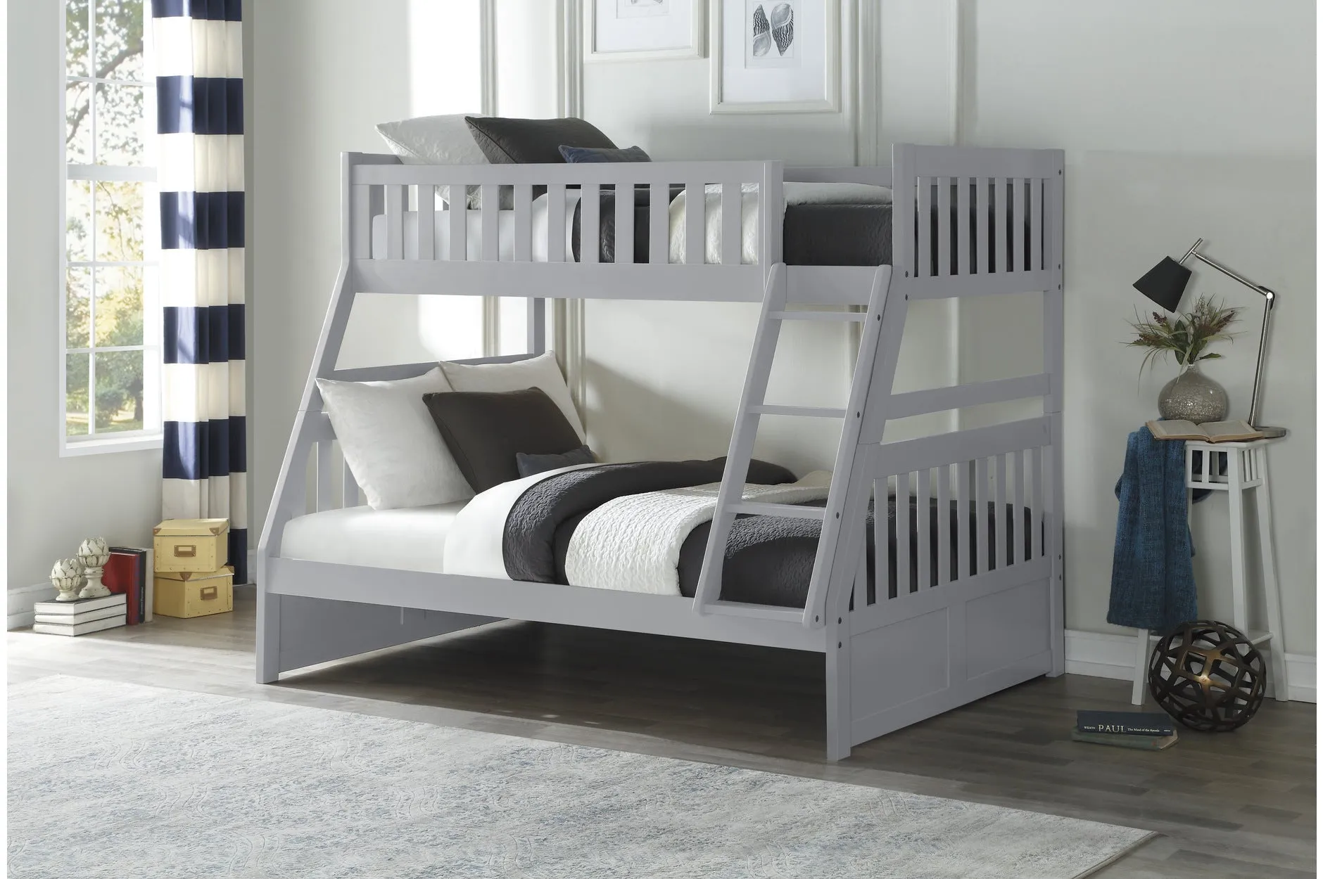 Twin/Double Solid Wood Bunkbed with Furniture Options