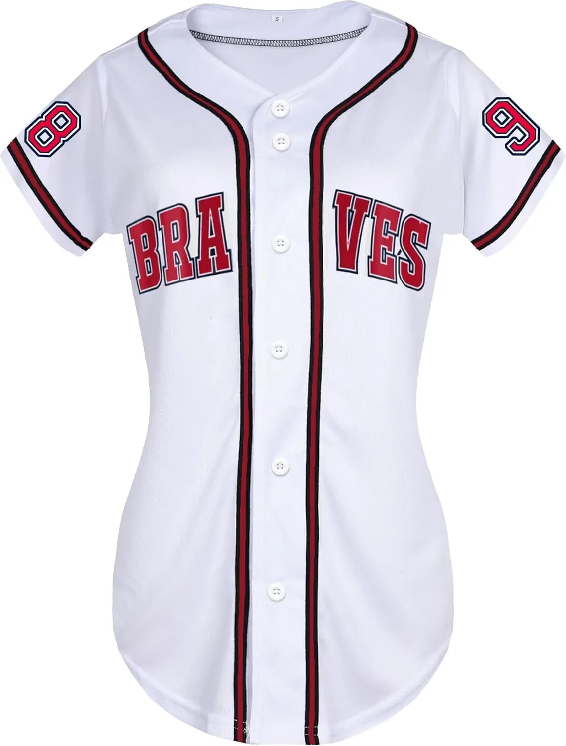 Women 98 Baseball Jersey Country Music Graphic Shirt Vintage Button Down Tshirt Fan Tops