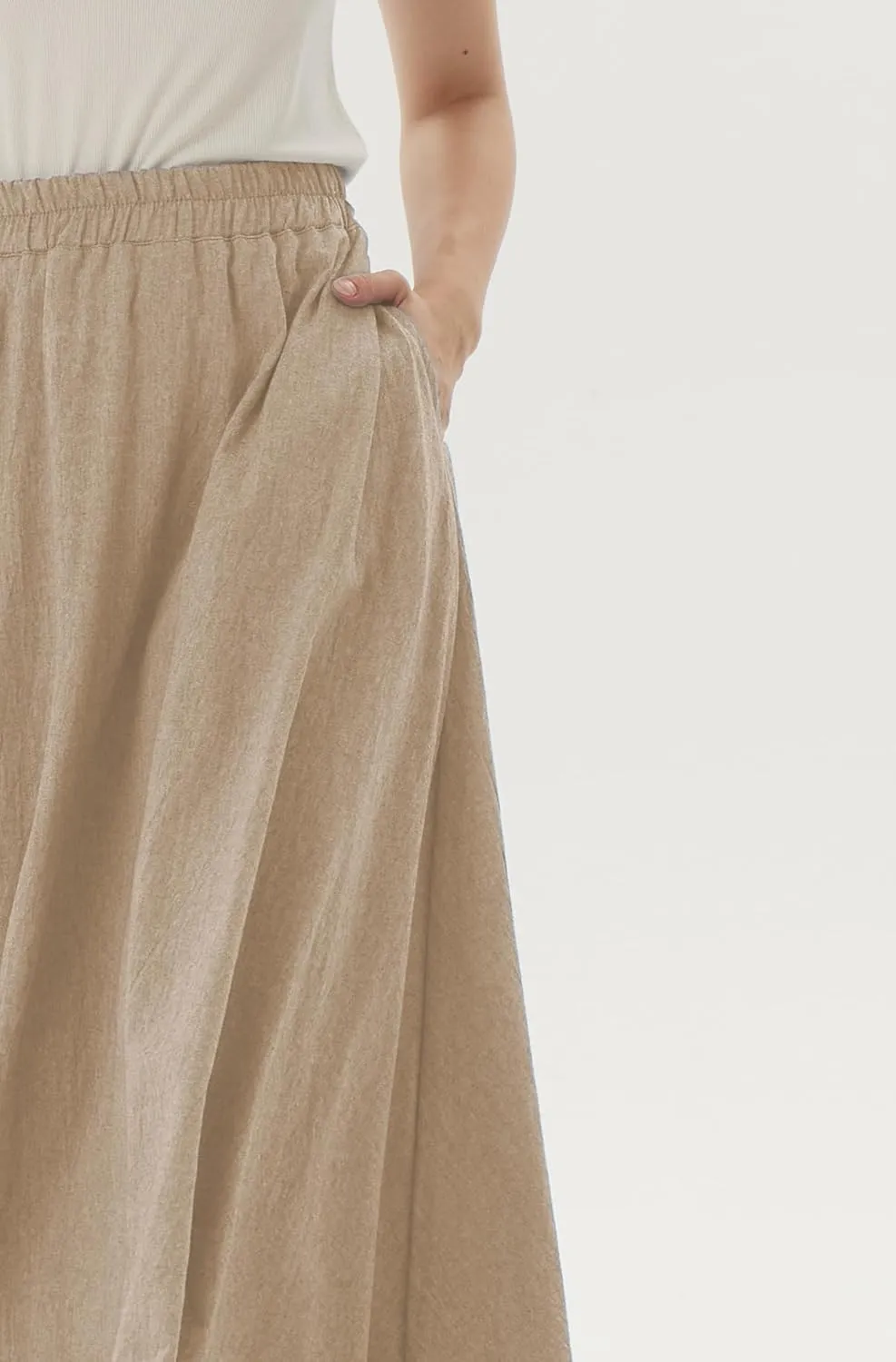 Women's Tulip Skirts Cotton Linen Skirts Maxi Skirts Summer Skirts Plus Size Skirts Handmade Skirts (Plus Size, Linen)